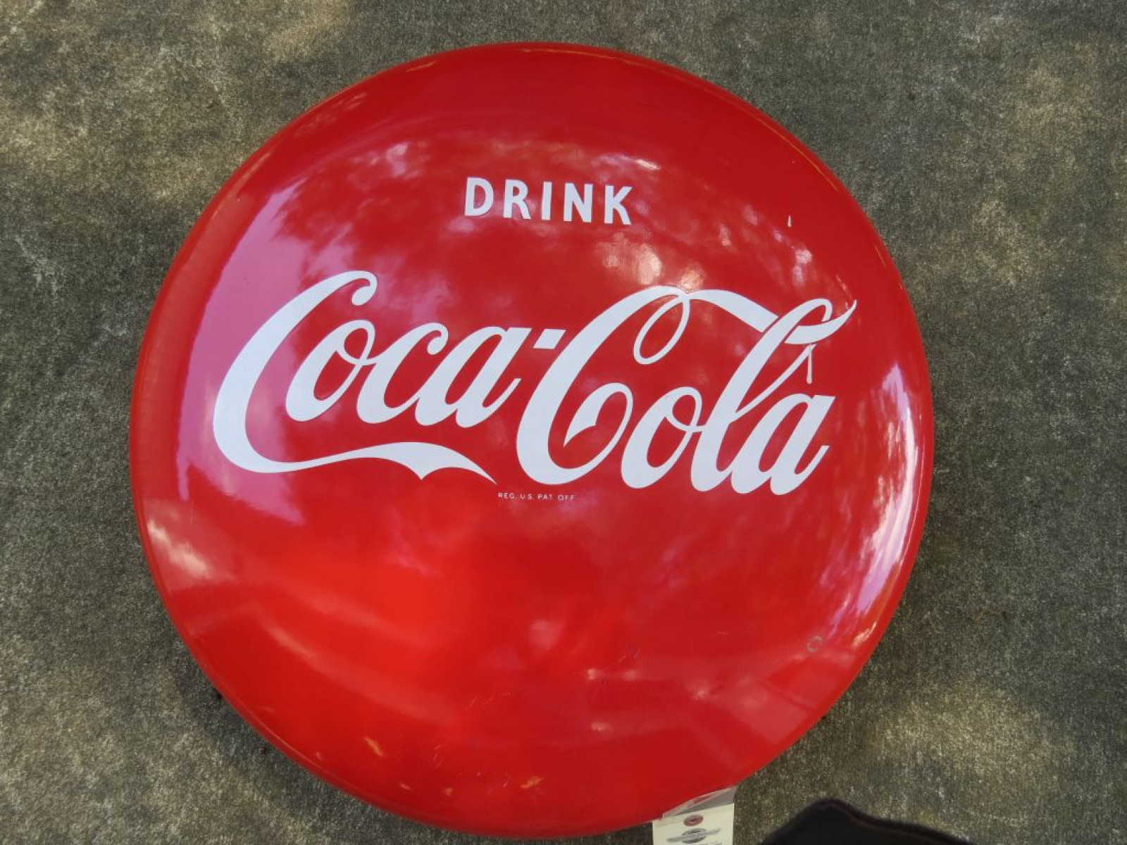 Porcelain Coke Button - Image 1