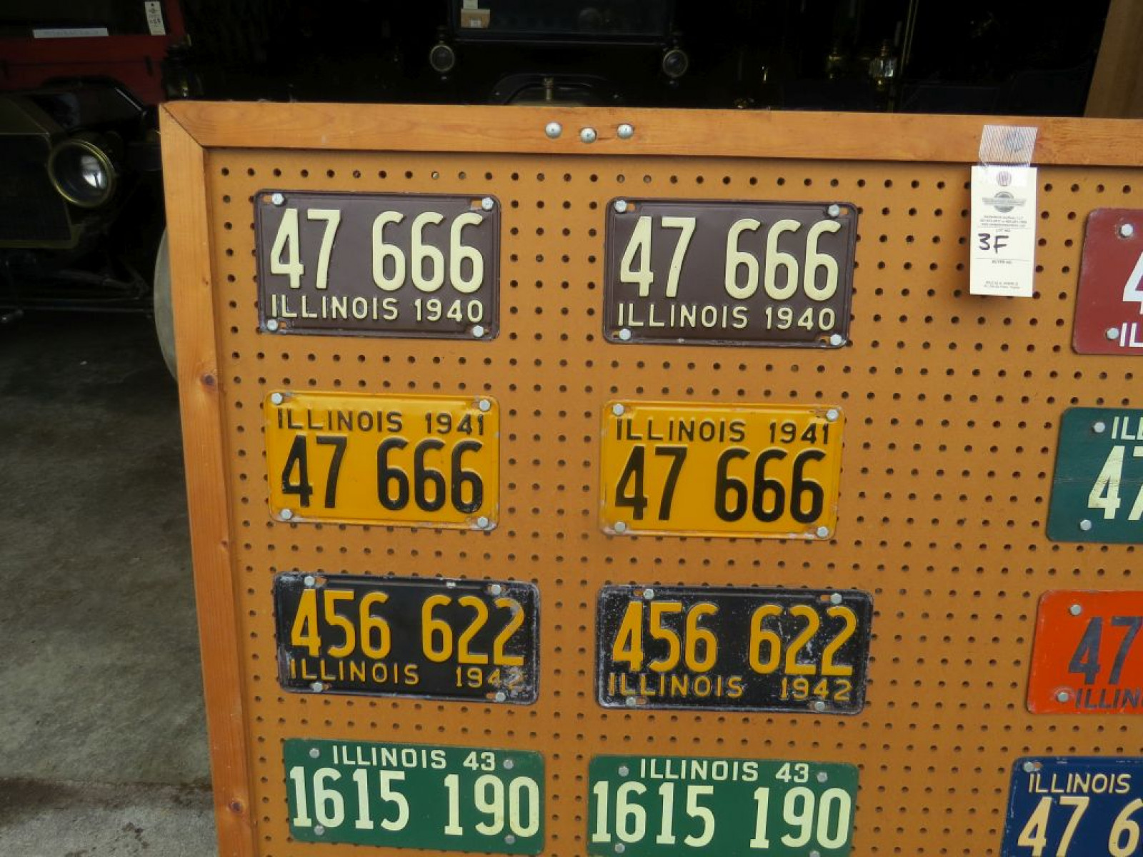 Complete Board of Illinois License Plates from 1940-1957 - Image 2