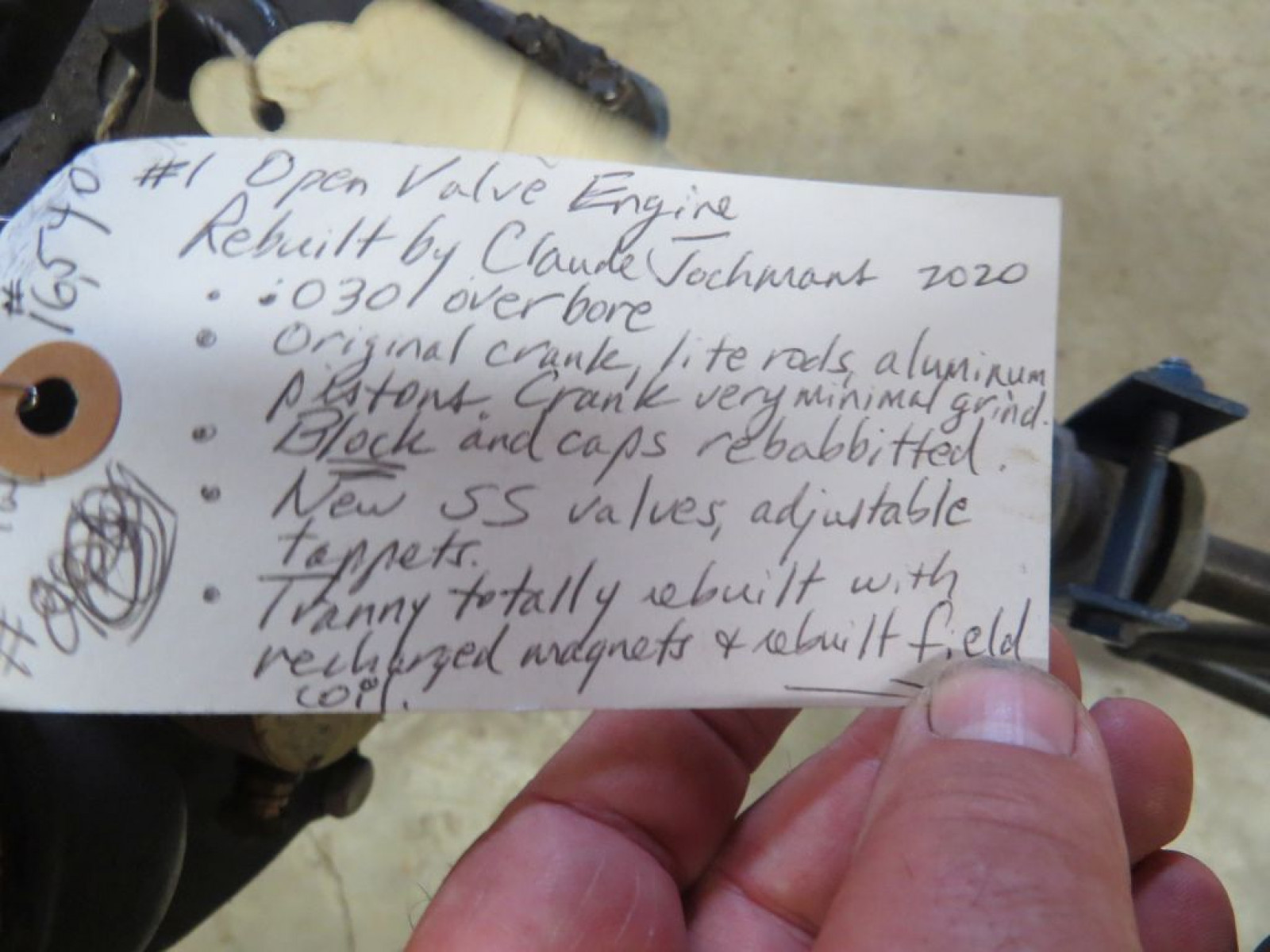 RARE Rebuilt Open Valve Ford Model T Engine - Image 6
