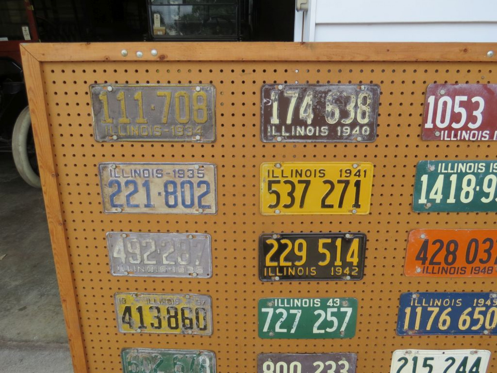 Board of Illinois License Plates from 1934-1963 - Image 2