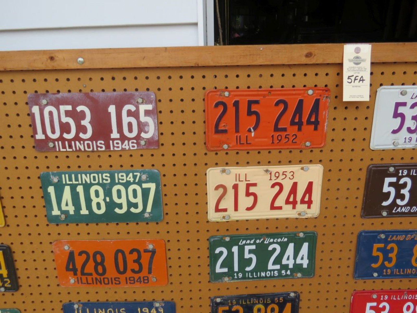 Board of Illinois License Plates from 1934-1963 - Image 4