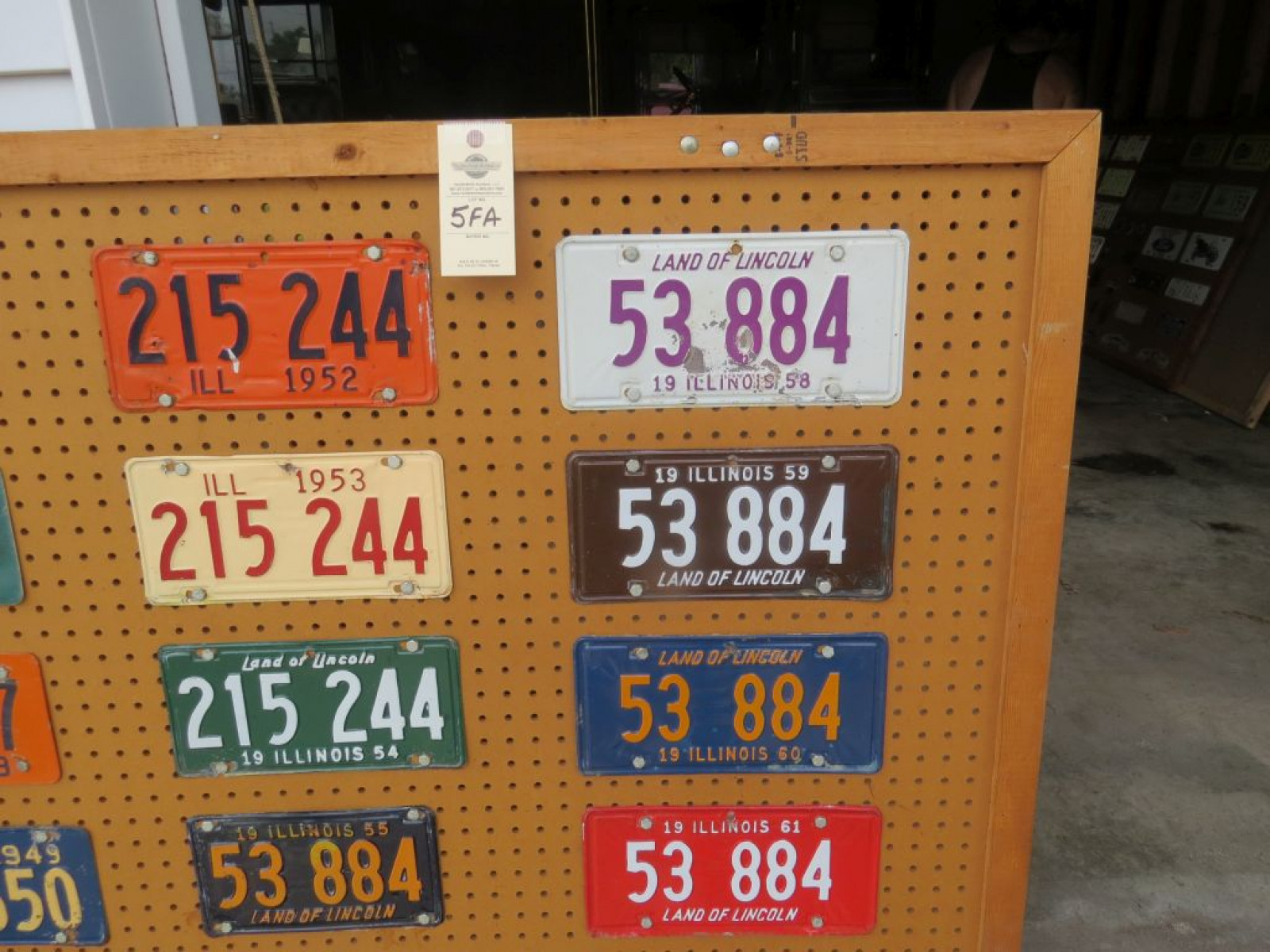 Board of Illinois License Plates from 1934-1963 - Image 6