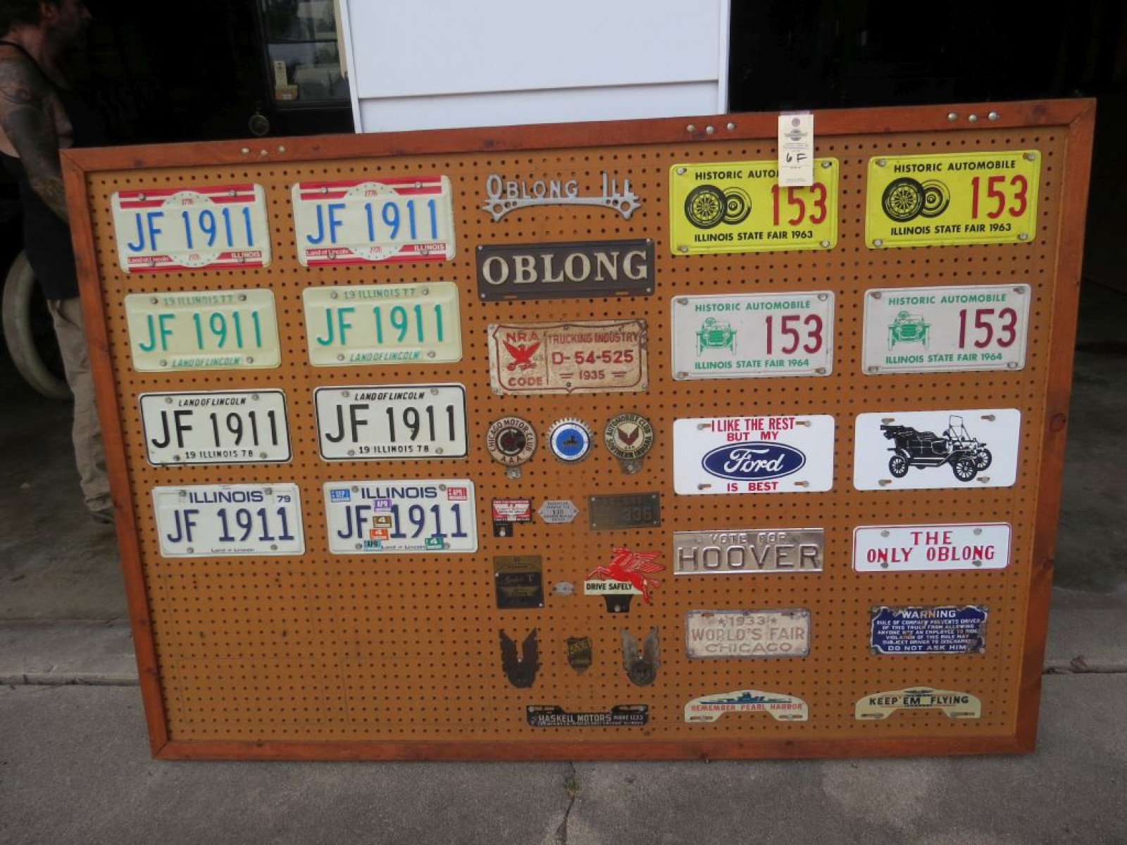 Board of License Plates Toppers - Image 1