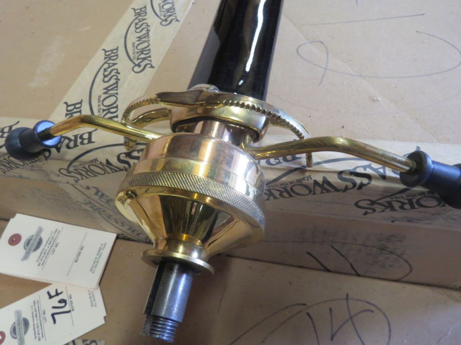 Restored Brass Steering Colmn - Image 4