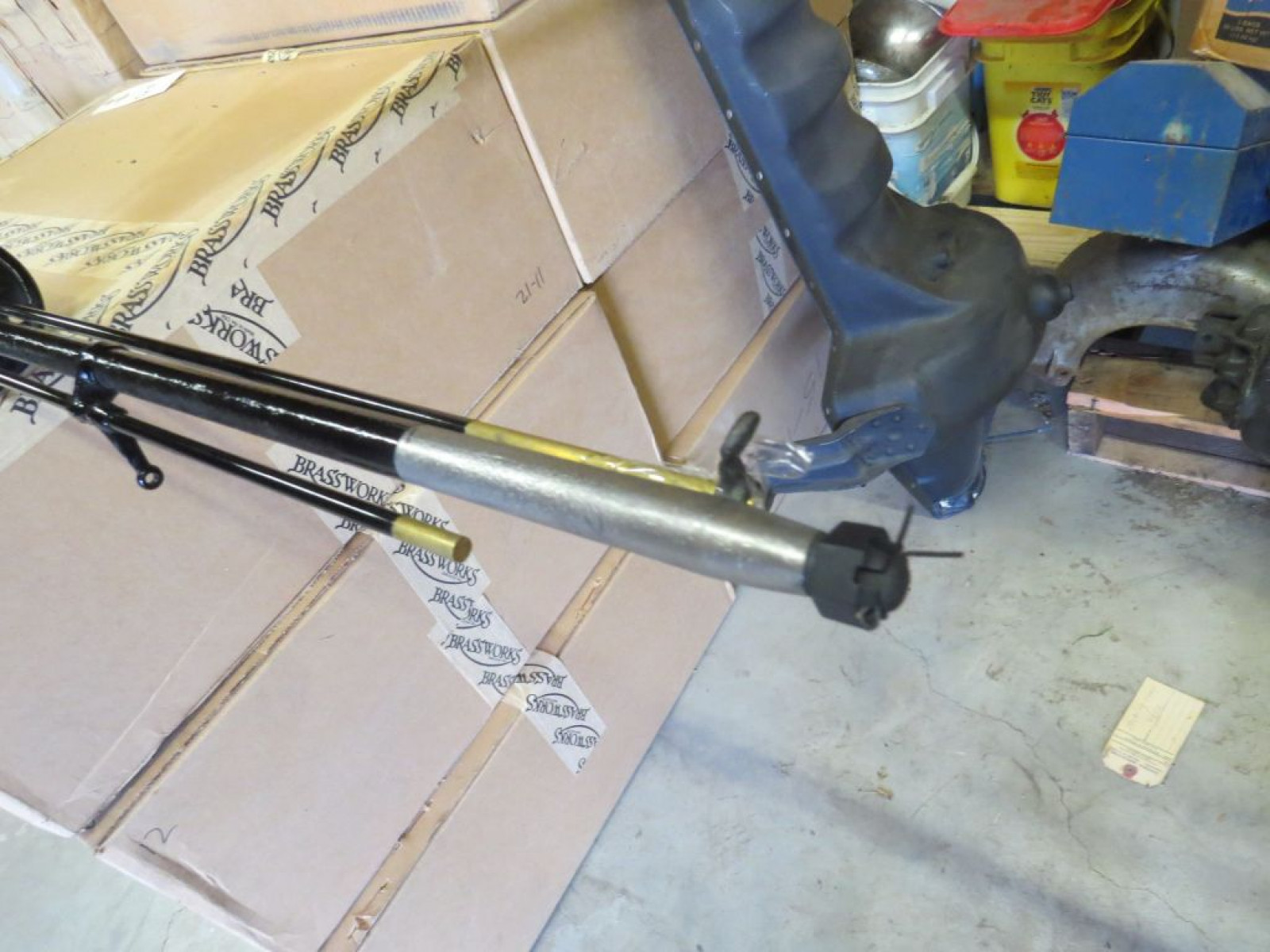 Restored Brass Steering Colmn - Image 3