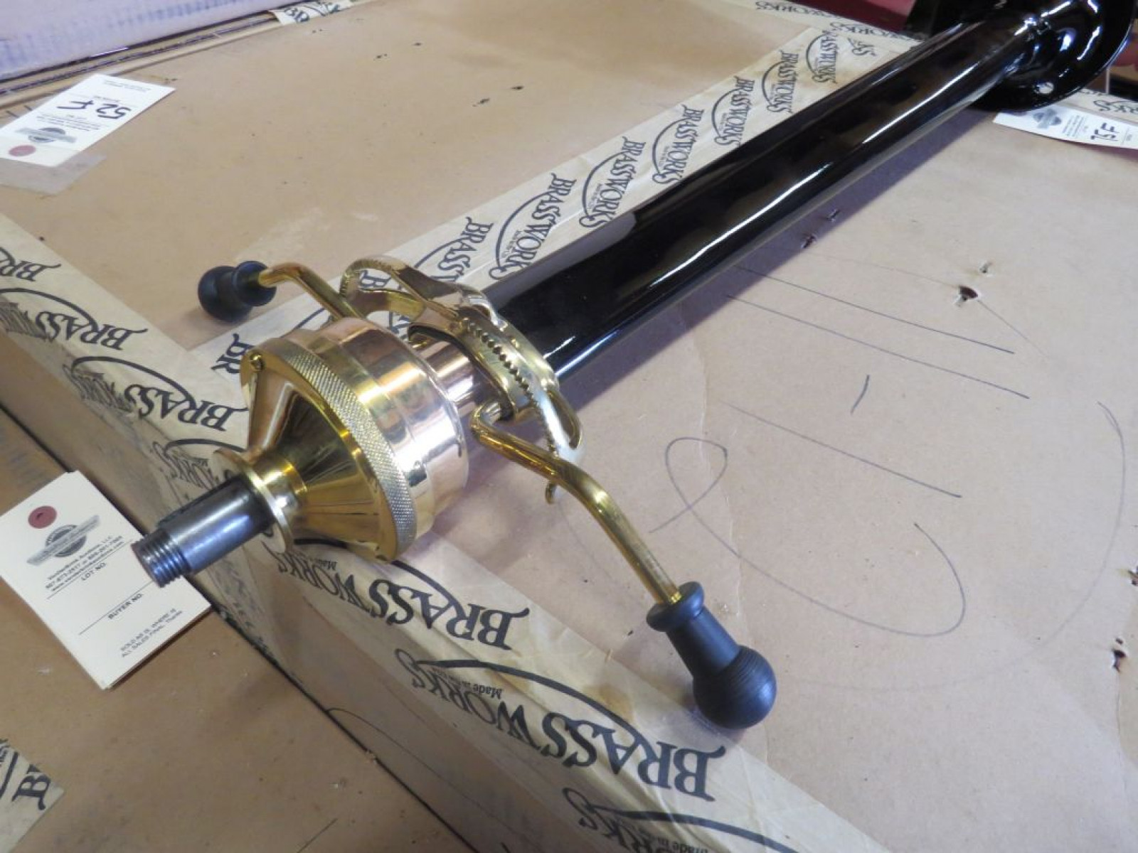 Restored Brass Steering Colmn - Image 4