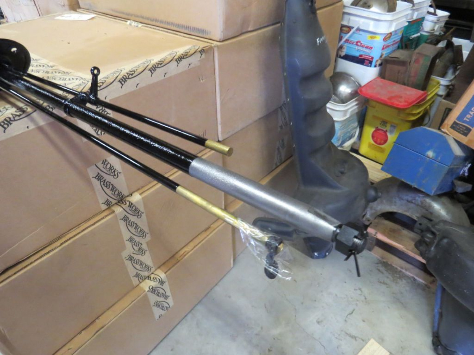 Restored Brass Steering Colmn - Image 3