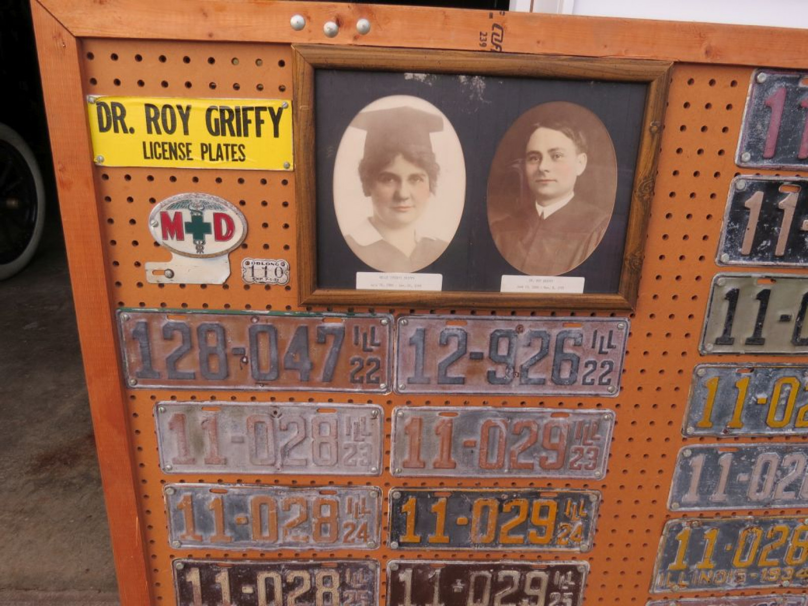 Board of Illinois License Plates from 1922-1945 - Image 2