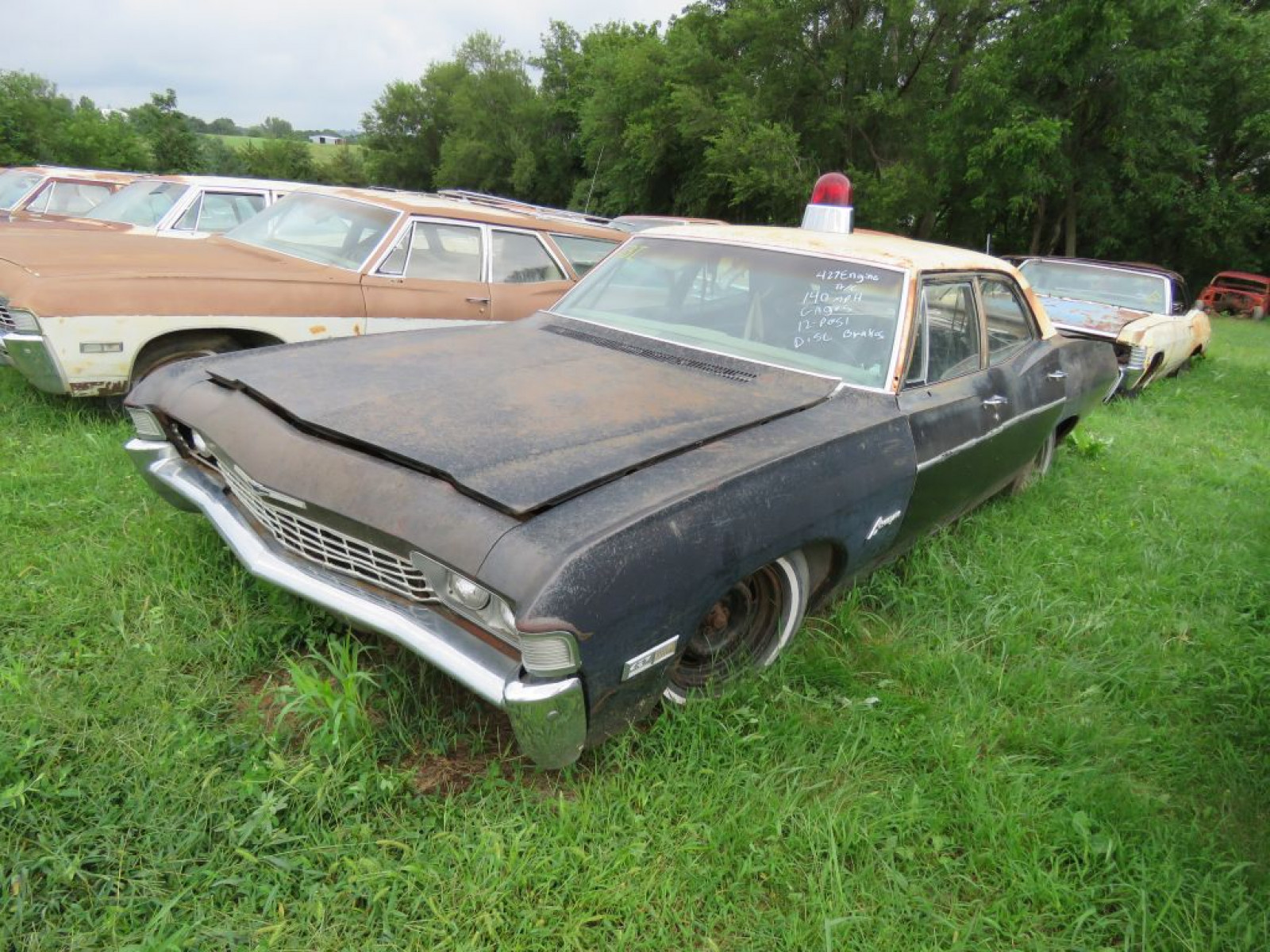 1968 Chevrolet Biscayne 4dr Sedan Cop Car - Image 1