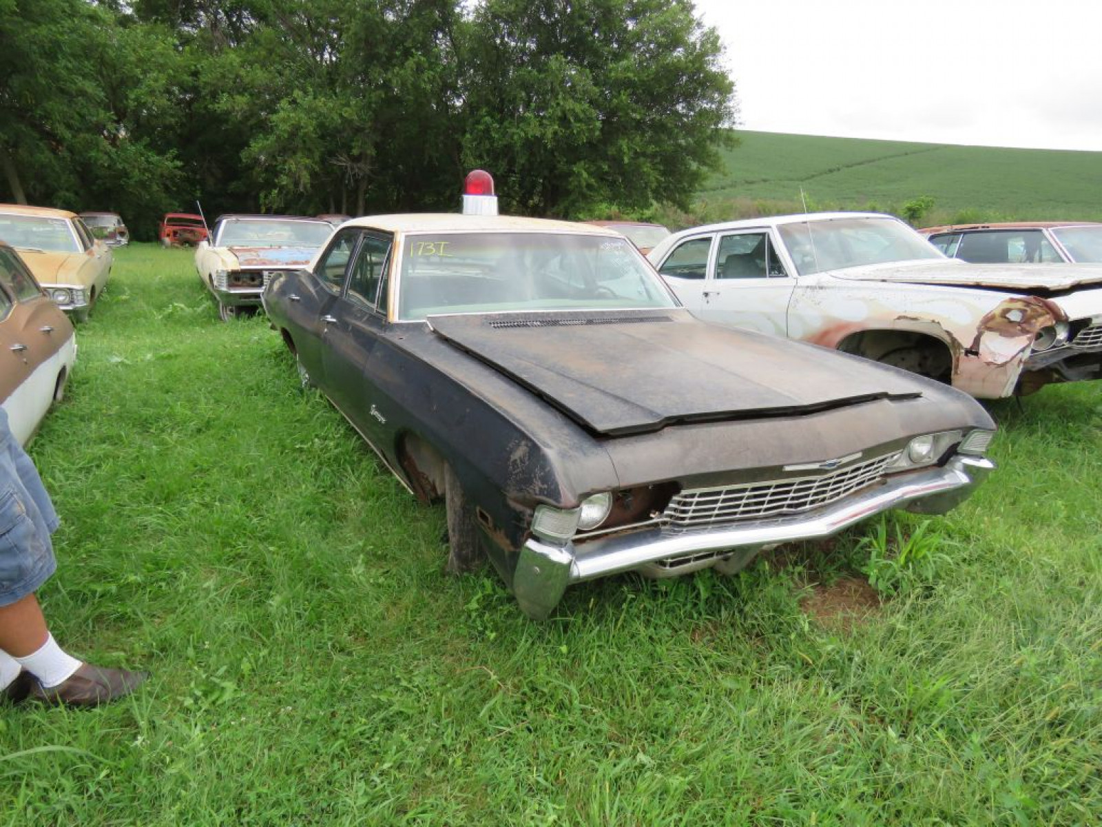 1968 Chevrolet Biscayne 4dr Sedan Cop Car - Image 9