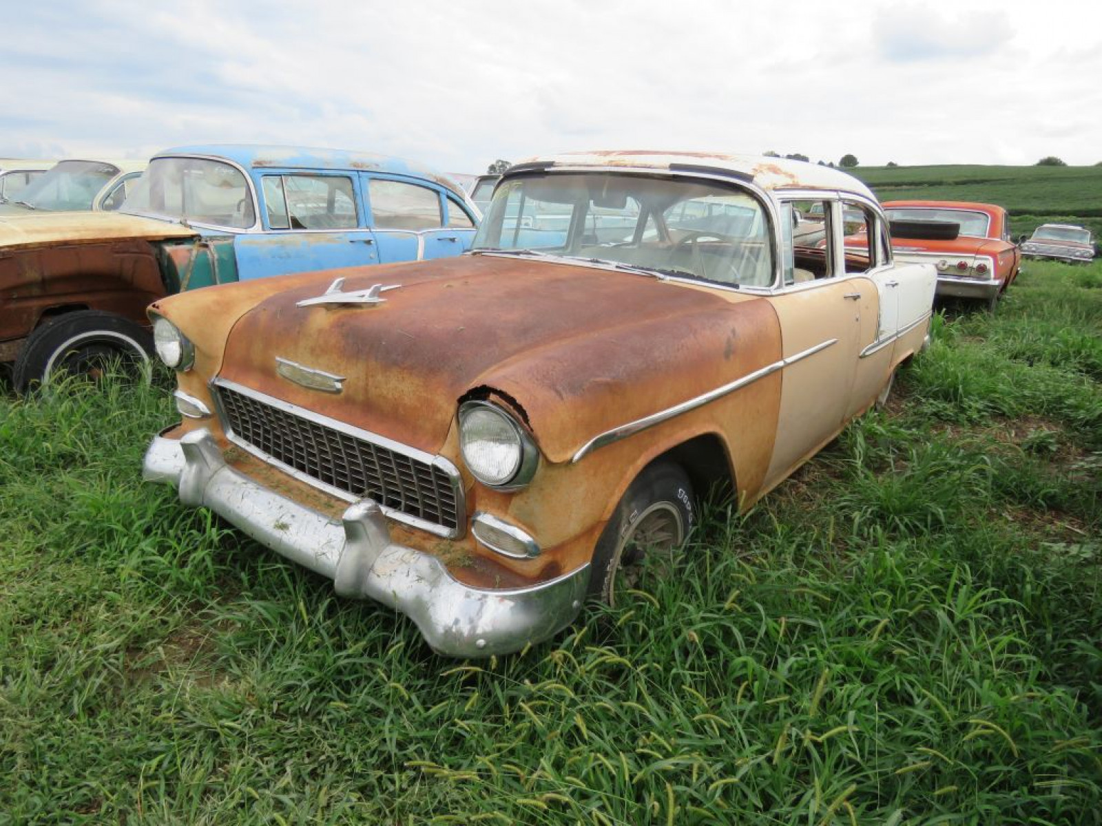 1955 Chevrolet Bel Air 4dr Sedan - Image 3