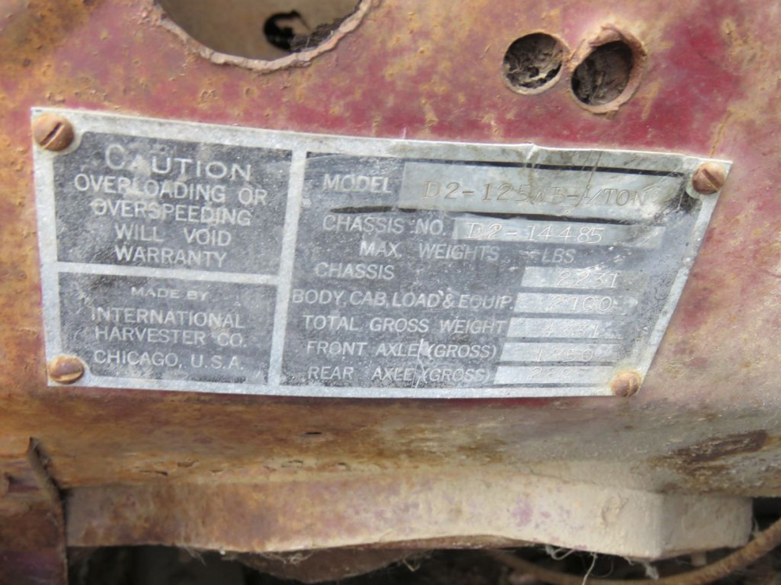 1937 International D2 Pickup - Image 10