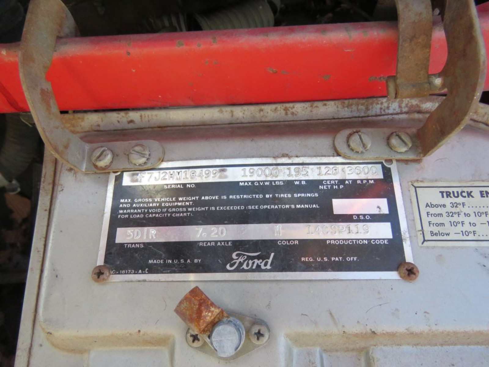1952 Ford F7 Big Job Pumper Truck - Image 12