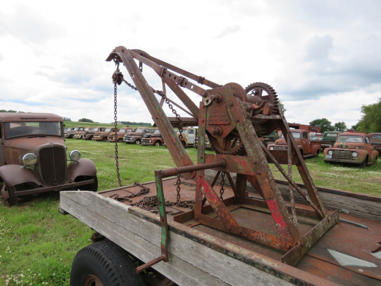 1937 Chevrolet 1 1/2 ton Tow Truck with Weaver Boom - Image 4