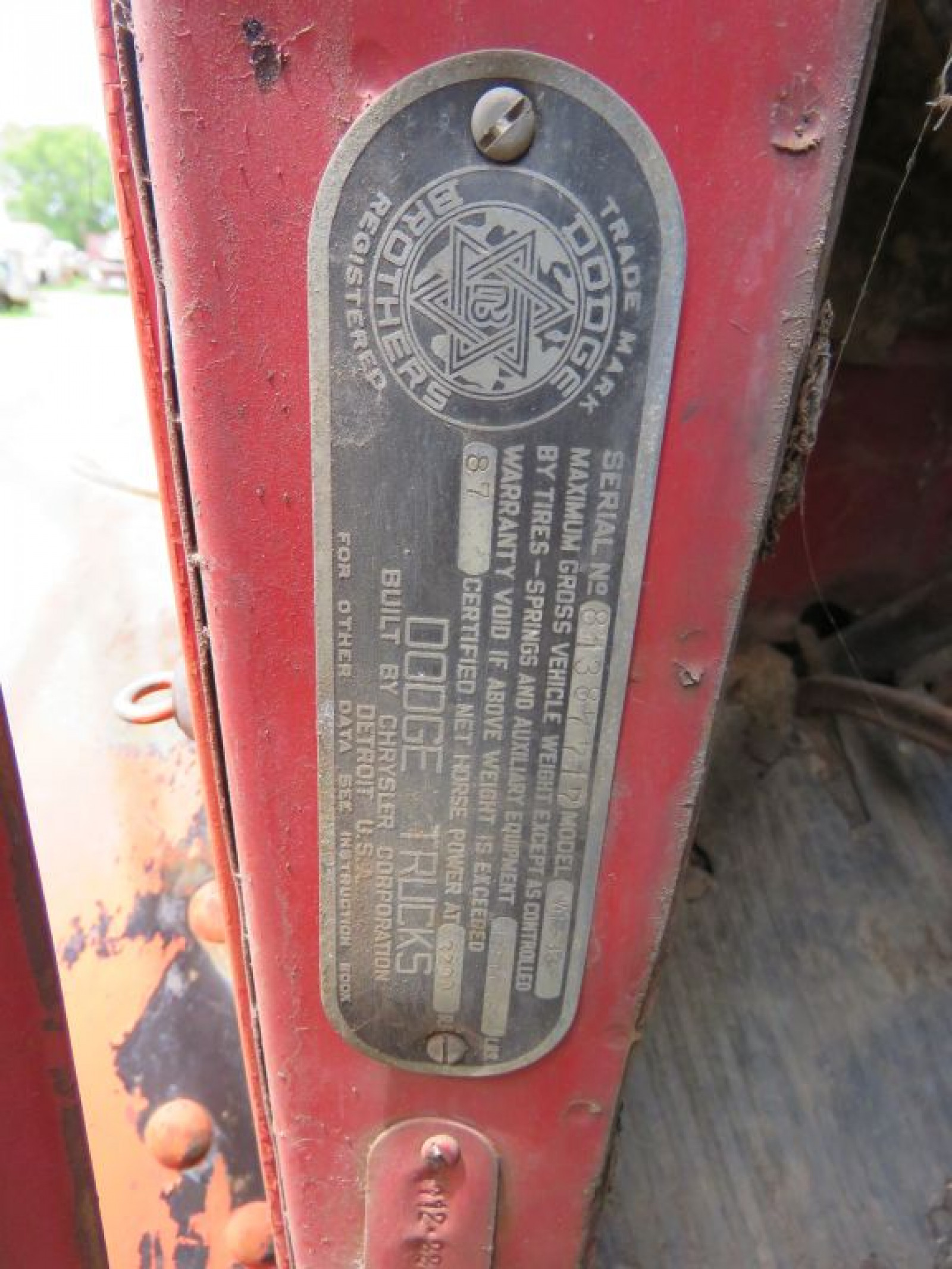 1941 Dodge WF-82 Grain Truck - Image 7