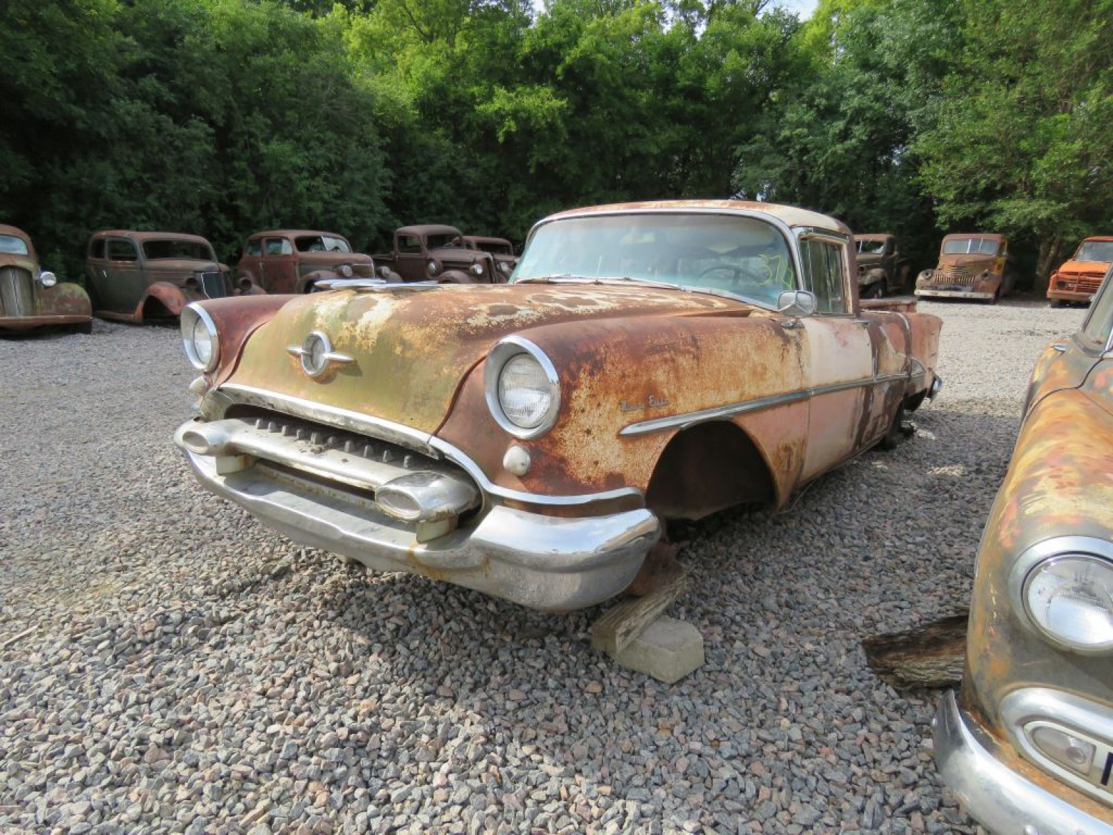1955 Oldsmobile 98 4dr Sedan Cut to Pickup - Image 1