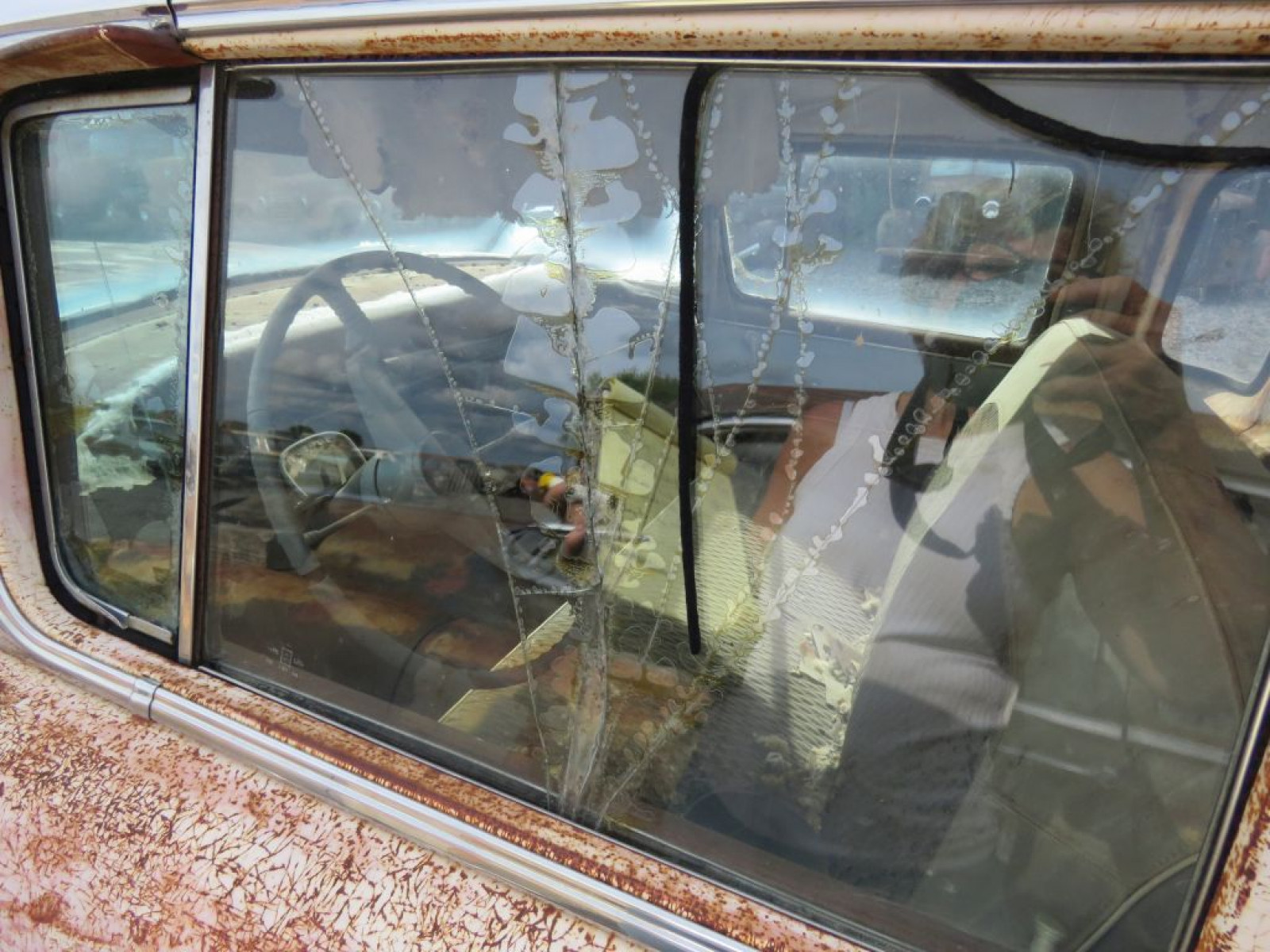 1955 Oldsmobile 98 4dr Sedan Cut to Pickup - Image 8