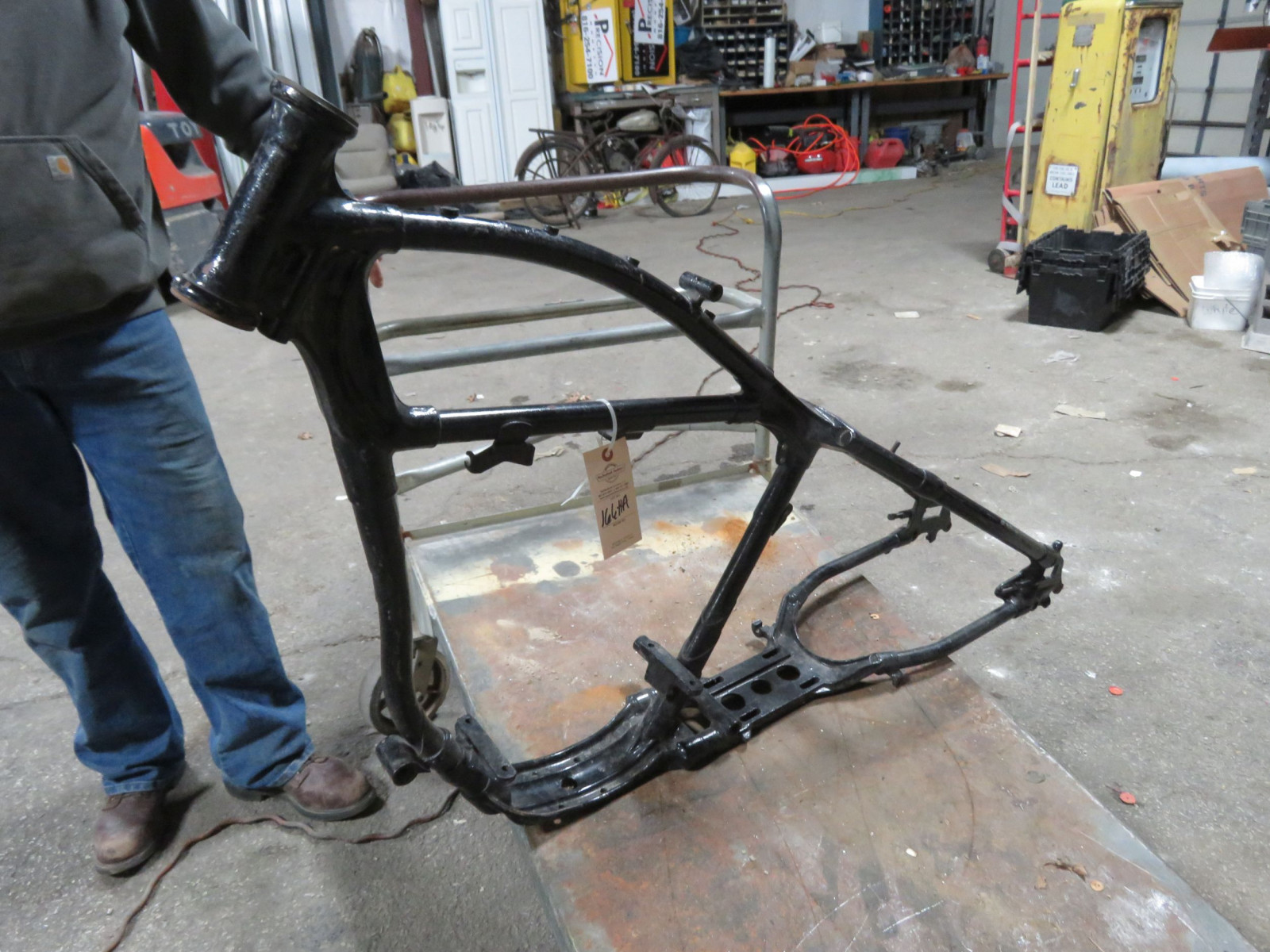 Lot 166HA 1930's Harley Davidson VL Frame VanderBrink Auctions