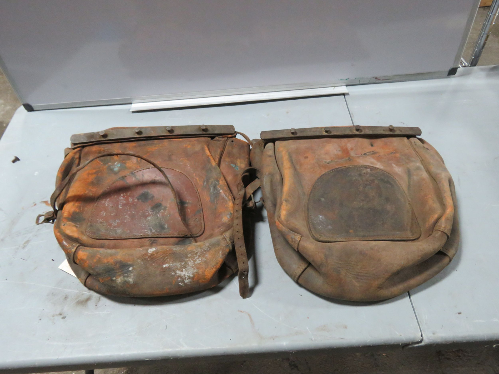 Lot 50H Harley Davidson Leather WLA Saddlebags VanderBrink Auctions