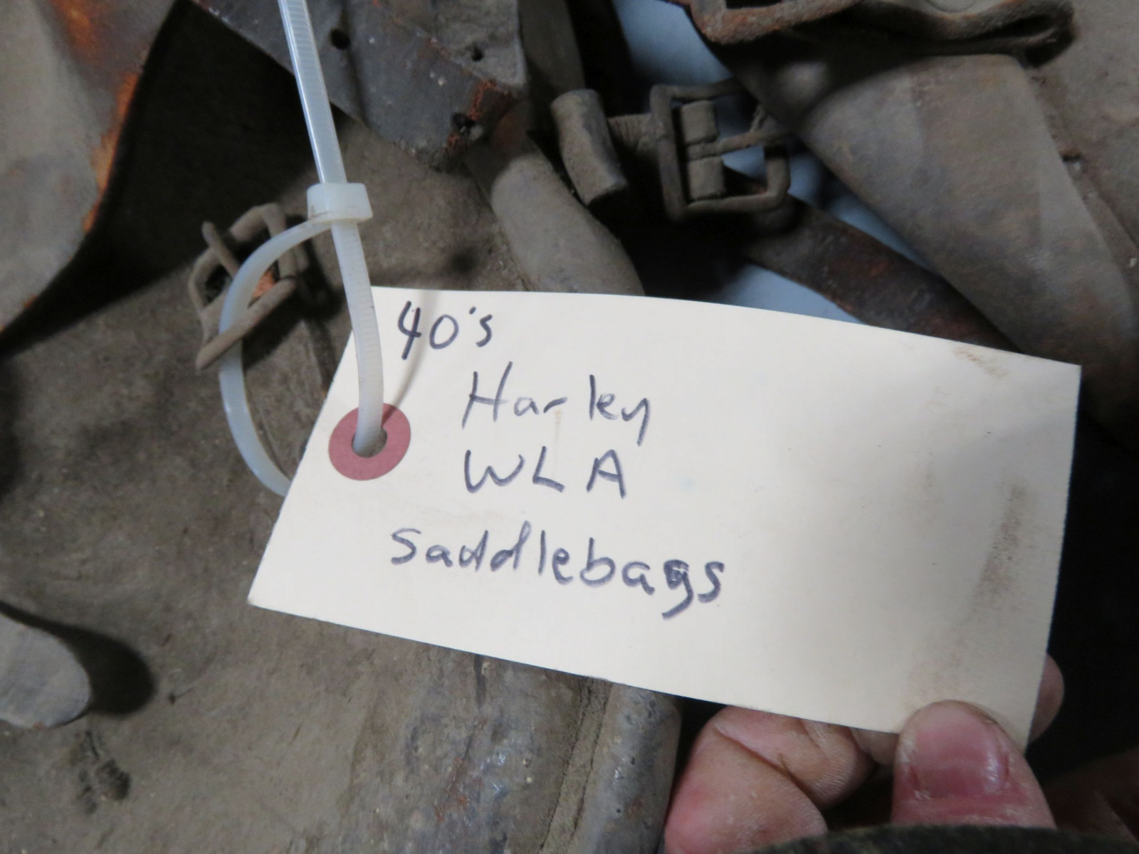 Lot 50H Harley Davidson Leather WLA Saddlebags VanderBrink Auctions