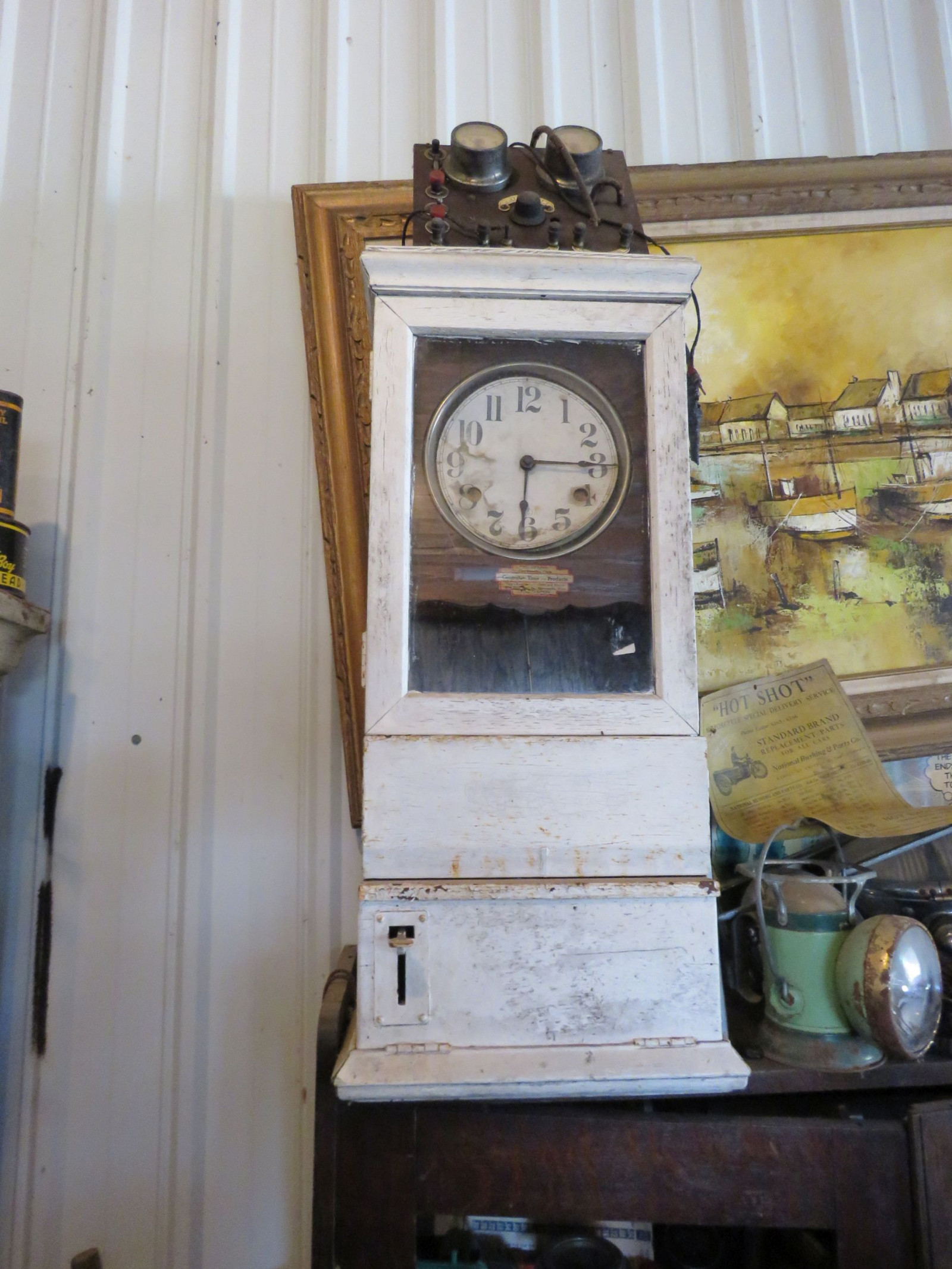 Lot 110PA Vintage Time Clock VanderBrink Auctions