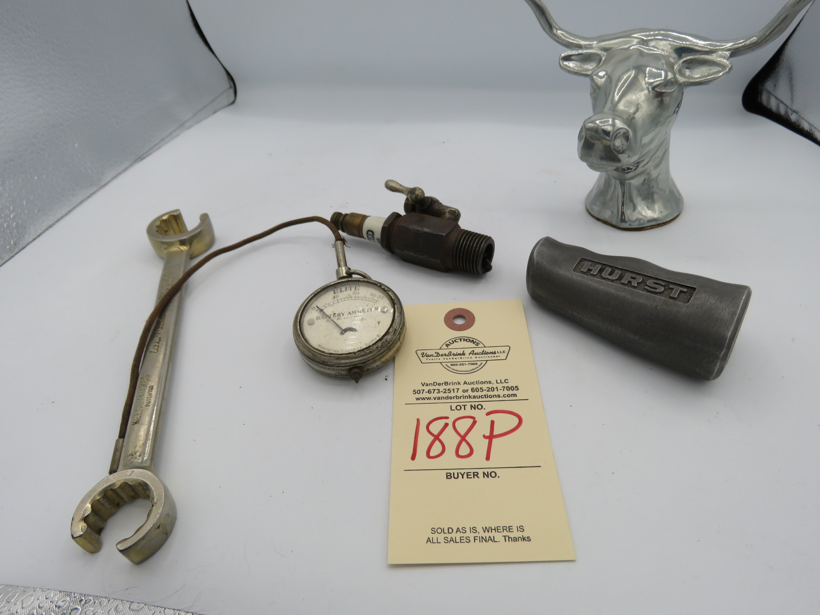 Lot 188P VINTAGE PARTS AND WRENCH GROUP VanderBrink Auctions